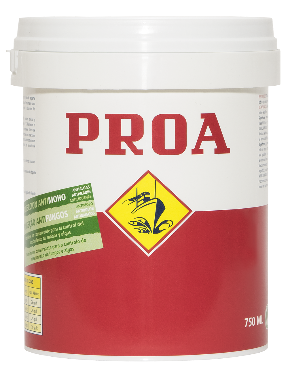 Fransa - Pintura anti-moho (color blanco) 750ml