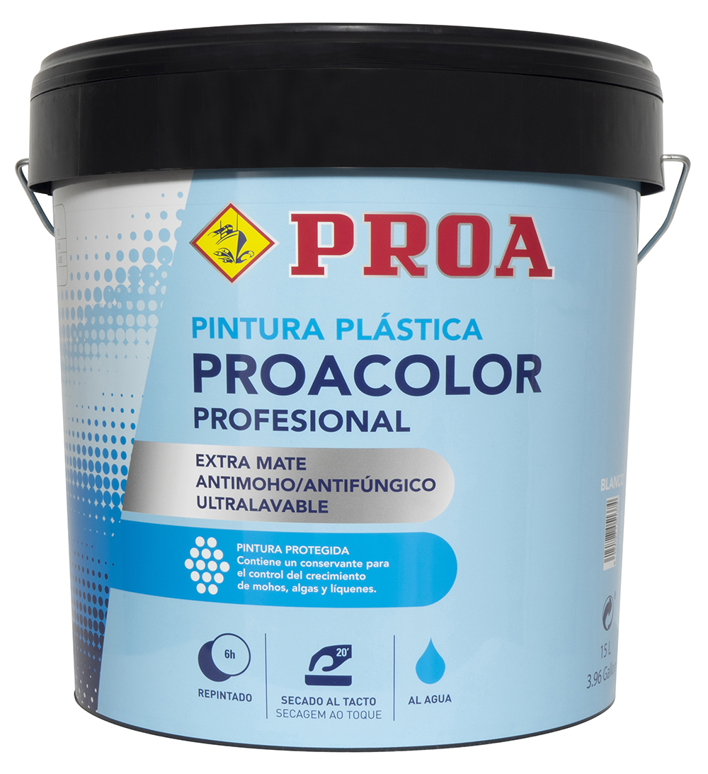 Pintura antimoho blanco mate interior exterior