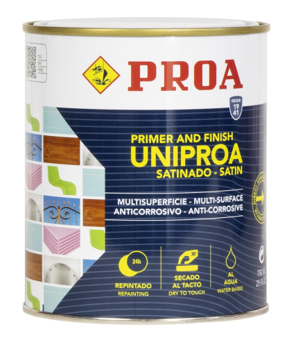 Imprimación multiadherente al agua. UNIPROA. blanco