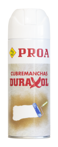 Cubremanchas al disolvente. Spray. DURAXOL. blanco