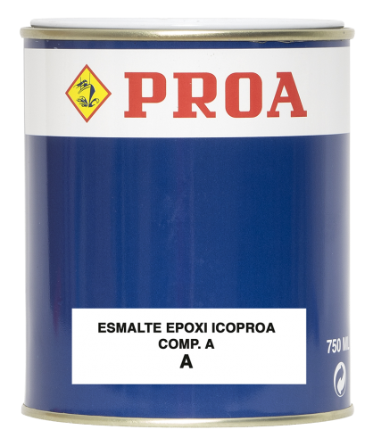 Esmalte epoxi al disolvente icoproa. Brillante. blanco
