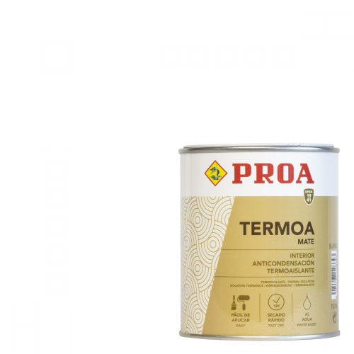 TERMOA. Pintura anticondensación termoaislante. Mate. blanco