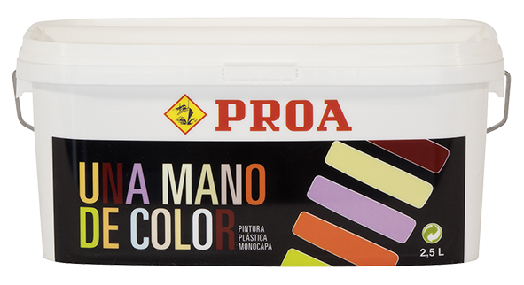 Pintura plastica monocapa. Mate. UNA MANO DE COLOR. blanco