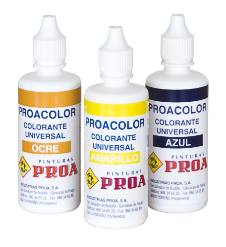 Colorante universal. PROACOLOR. ocre ts