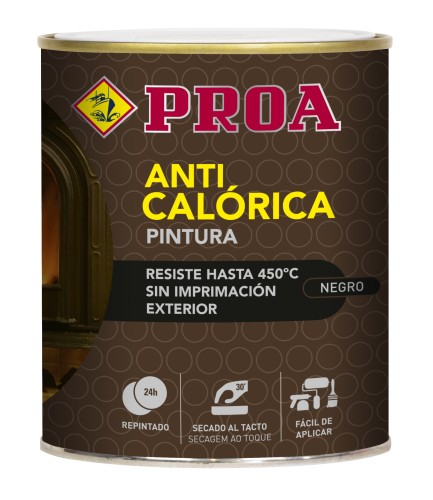 Esmalte silicona anticalórico negro
