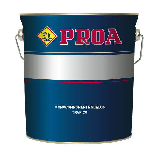 Pintura monocomponente para suelos. Satinado. negro ral 9005