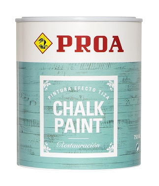 Pintura para muebles efecto tiza. Mate. CHALK PAINT. blanco