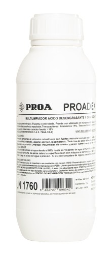 Proadex. Desoxidante, Limpiador De Óxido.