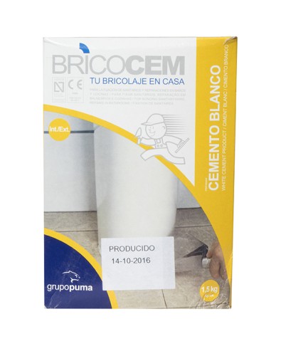 Cemento Blanco 1,5 Kg.
