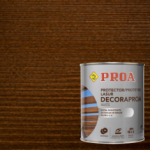 Protector para madera al disolvente. Lasur. DECORAPROA. nogal